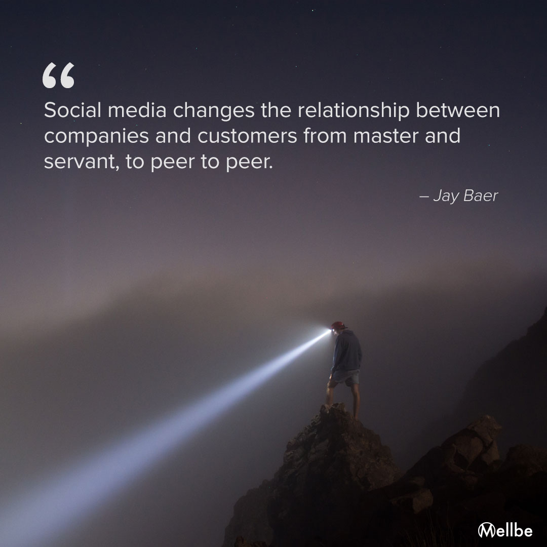 Beautiful social media quote